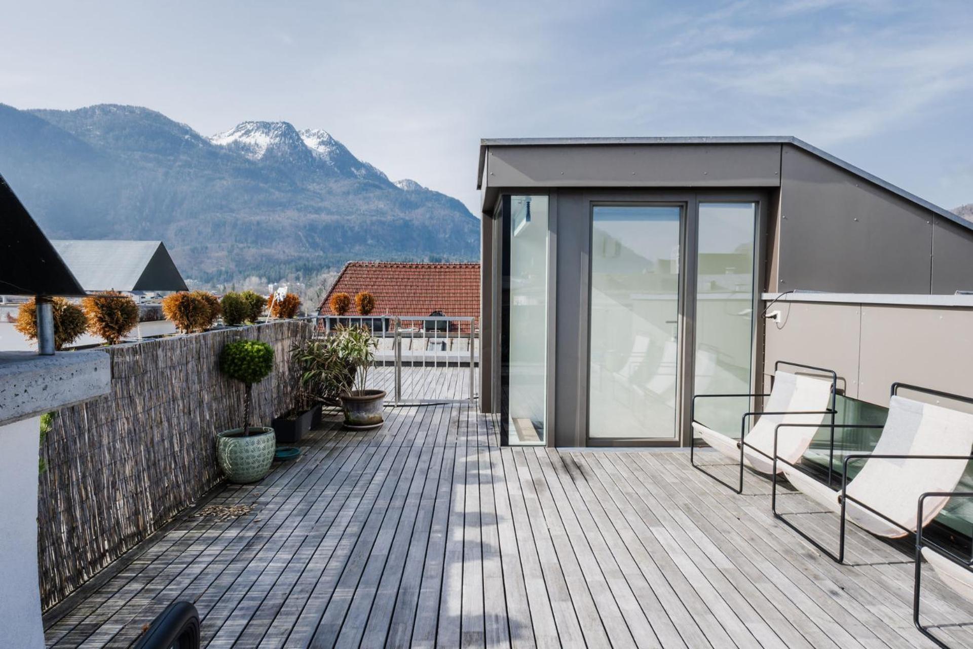 Luxus Penthouse Mit Panoramablick Apartment บาดอิสชิล ภายนอก รูปภาพ