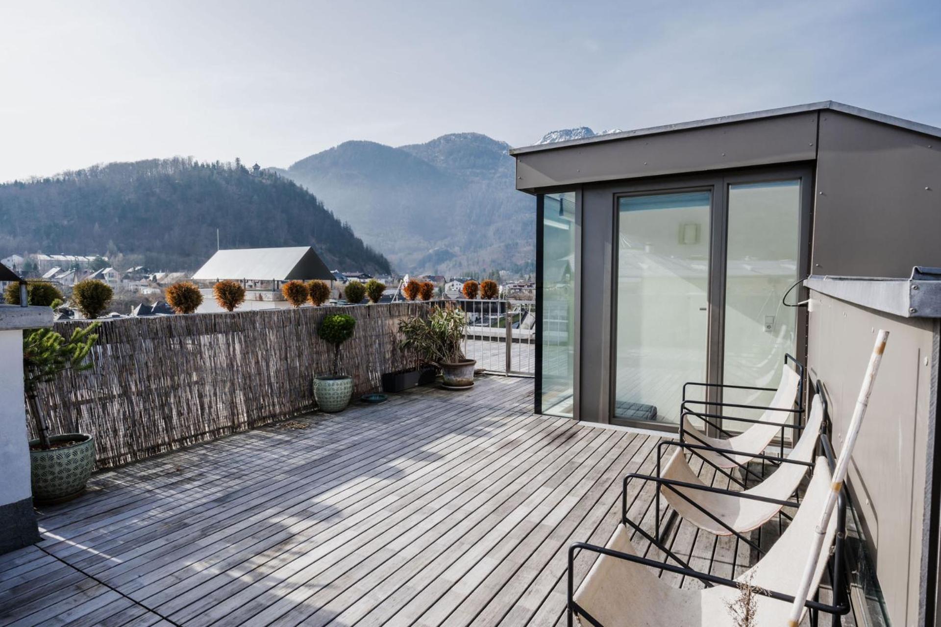 Luxus Penthouse Mit Panoramablick Apartment บาดอิสชิล ภายนอก รูปภาพ